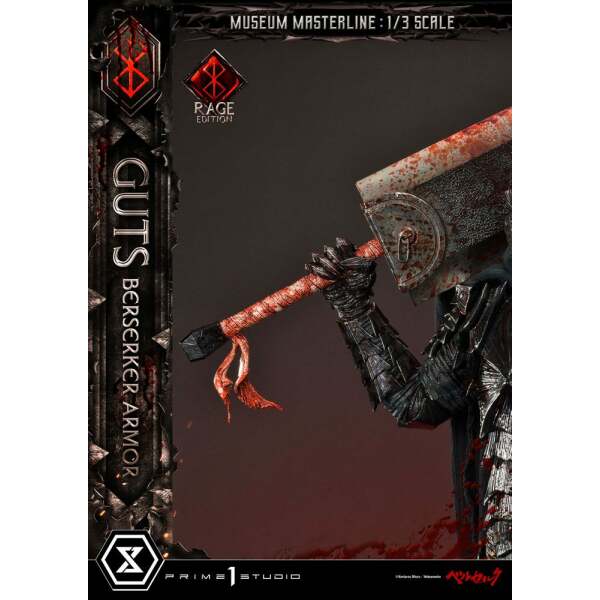 Estatua Guts Berserker Armor Rage Edition Berserk Museum Masterline 1/3 121 cm - Collector4u.com