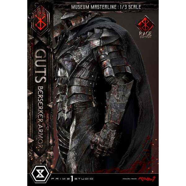 Estatua Guts Berserker Armor Rage Edition Berserk Museum Masterline 1/3 121 cm - Collector4u.com