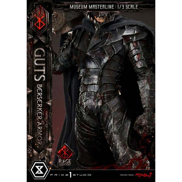 Estatua Guts Berserker Armor Rage Edition Berserk Museum Masterline 1/3 121 cm - Collector4u.com