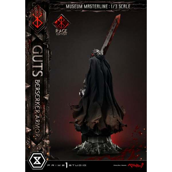 Estatua Guts Berserker Armor Rage Edition Berserk Museum Masterline 1/3 121 cm - Collector4u.com