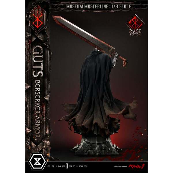 Estatua Guts Berserker Armor Rage Edition Berserk Museum Masterline 1/3 121 cm - Collector4u.com