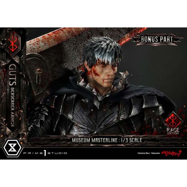 Estatua Guts Berserker Armor Rage Edition Deluxe Bonus Version Berserk Museum Masterline 1/3 121 cm - Collector4u.com