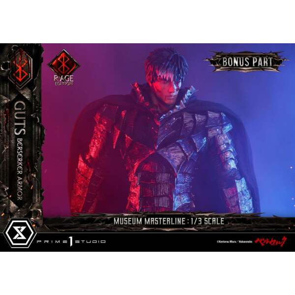 Estatua Guts Berserker Armor Rage Edition Deluxe Bonus Version Berserk Museum Masterline 1/3 121 cm - Collector4u.com