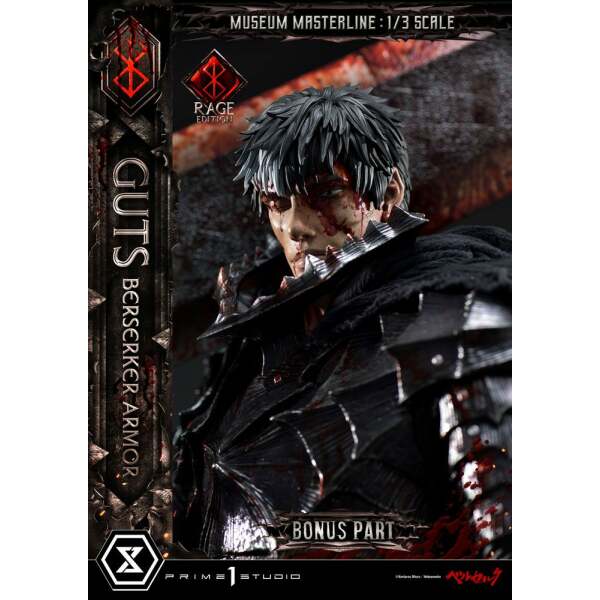 Estatua Guts Berserker Armor Rage Edition Deluxe Bonus Version Berserk Museum Masterline 1/3 121 cm - Collector4u.com