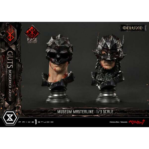 Estatua Guts Berserker Armor Rage Edition Deluxe Bonus Version Berserk Museum Masterline 1/3 121 cm - Collector4u.com