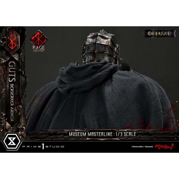 Estatua Guts Berserker Armor Rage Edition Deluxe Bonus Version Berserk Museum Masterline 1/3 121 cm - Collector4u.com