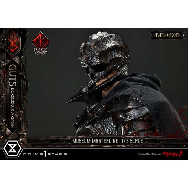 Estatua Guts Berserker Armor Rage Edition Deluxe Bonus Version Berserk Museum Masterline 1/3 121 cm - Collector4u.com