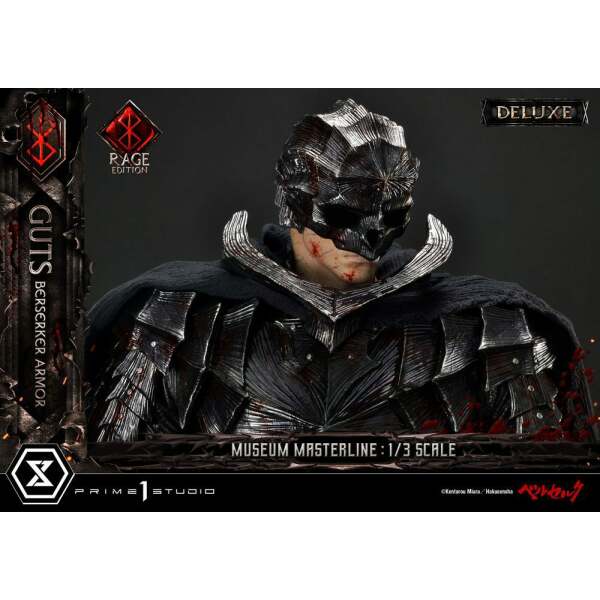 Estatua Guts Berserker Armor Rage Edition Deluxe Bonus Version Berserk Museum Masterline 1/3 121 cm - Collector4u.com