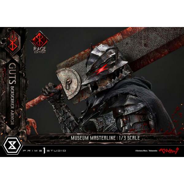 Estatua Guts Berserker Armor Rage Edition Berserk Museum Masterline 1/3 121 cm - Collector4u.com