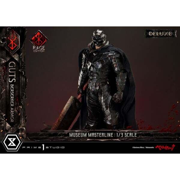 Estatua Guts Berserker Armor Rage Edition Deluxe Bonus Version Berserk Museum Masterline 1/3 121 cm - Collector4u.com