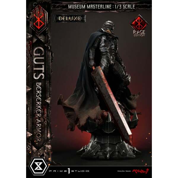 Estatua Guts Berserker Armor Rage Edition Deluxe Bonus Version Berserk Museum Masterline 1/3 121 cm - Collector4u.com