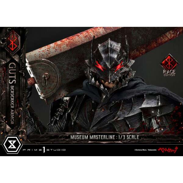 Estatua Guts Berserker Armor Rage Edition Berserk Museum Masterline 1/3 121 cm - Collector4u.com