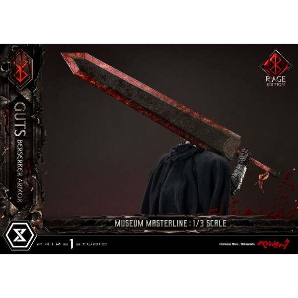 Estatua Guts Berserker Armor Rage Edition Berserk Museum Masterline 1/3 121 cm - Collector4u.com