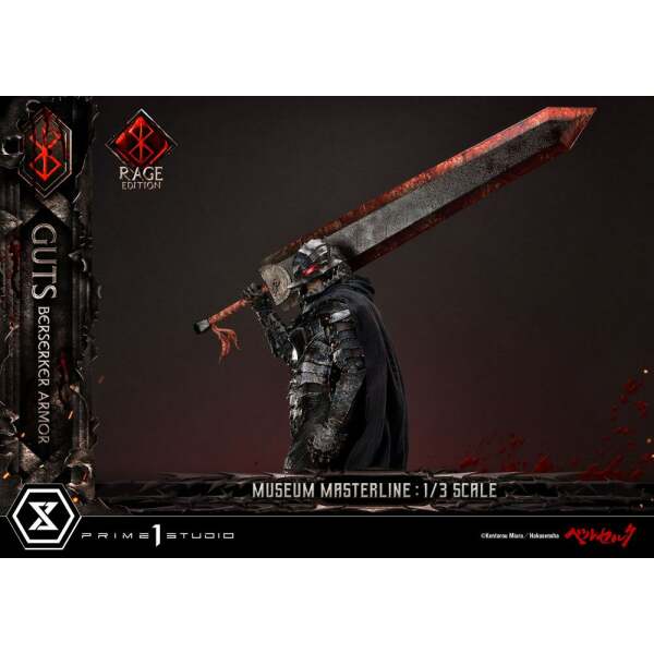 Estatua Guts Berserker Armor Rage Edition Berserk Museum Masterline 1/3 121 cm - Collector4u.com