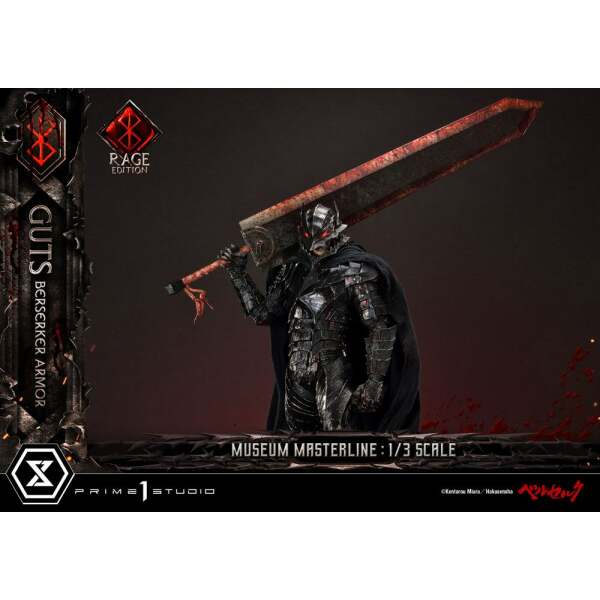 Estatua Guts Berserker Armor Rage Edition Berserk Museum Masterline 1/3 121 cm - Collector4u.com