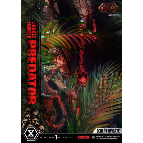 Estatua Museum Masterline 1/3 Jungle Hunter Predator Predator Deluxe Bonus Version 90 cm - Collector4u.com