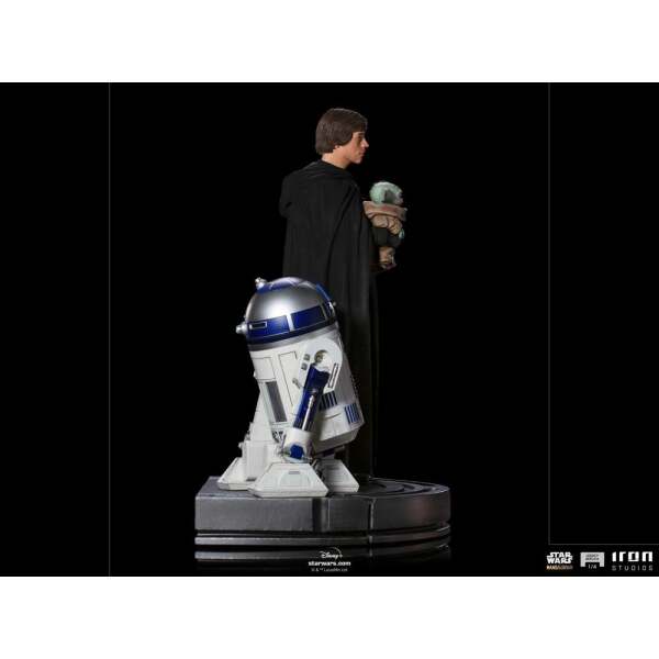 Estatua Legacy Replica 1/4 Luke Skywalker, R2-D2 & Grogu Star Wars The Mandalorian 54 cm - Collector4u.com