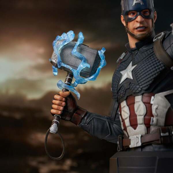 Busto 1/6 Captain America Vengadores: Endgame 15 cm - Collector4u.com