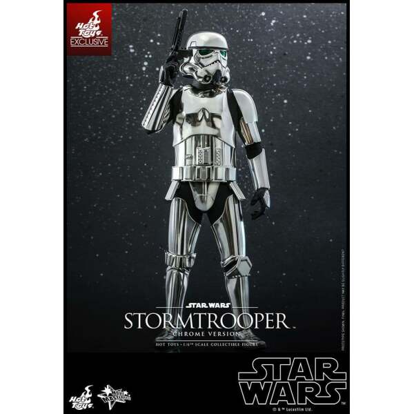 Figura Movie Masterpiece 1/6 Stormtrooper Star Wars Chrome Version 30 cm - Collector4u.com