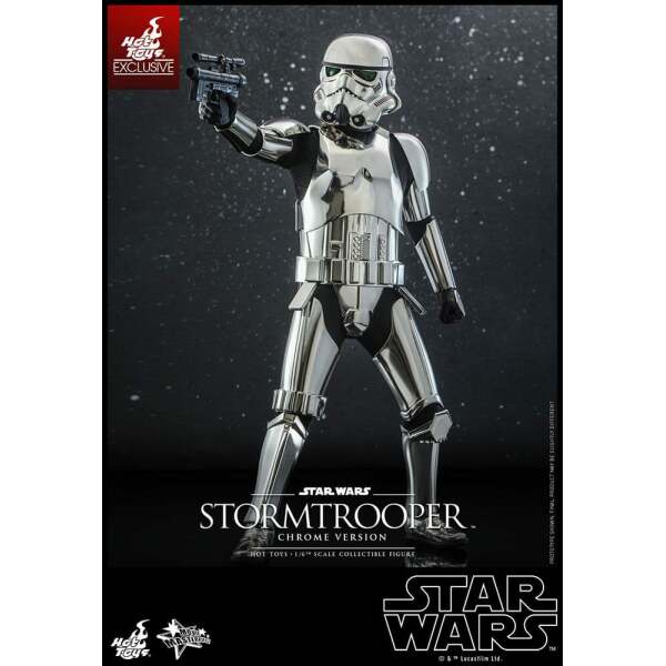 Figura Movie Masterpiece 1/6 Stormtrooper Star Wars Chrome Version 30 cm - Collector4u.com