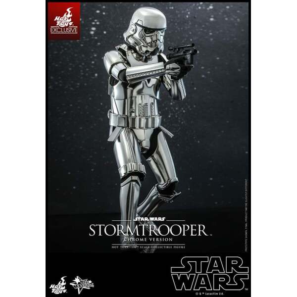 Figura Movie Masterpiece 1/6 Stormtrooper Star Wars Chrome Version 30 cm - Collector4u.com