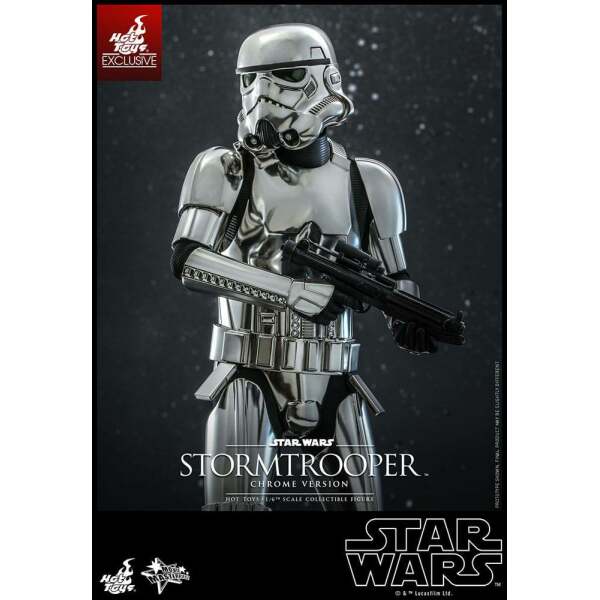 Figura Movie Masterpiece 1/6 Stormtrooper Star Wars Chrome Version 30 cm - Collector4u.com