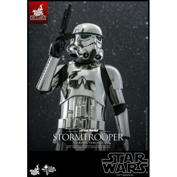 Figura Movie Masterpiece 1/6 Stormtrooper Star Wars Chrome Version 30 cm - Collector4u.com