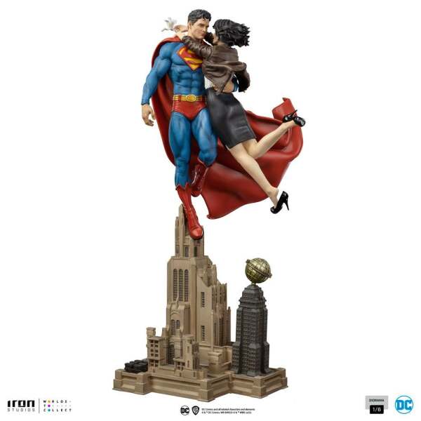 Diorama 1 6 Superman Lois Dc Comics 57 Cm