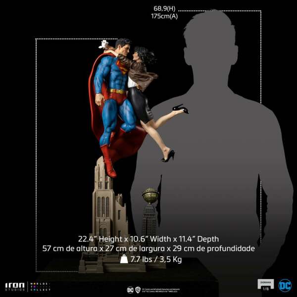 Diorama 1/6 Superman & Lois DC Comics 57 cm - Collector4u.com