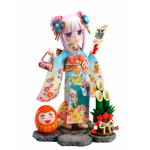 Estatua Kanna Finest Kimono Kobayashis Dragon Maid Pvc 1 7 17 Cm