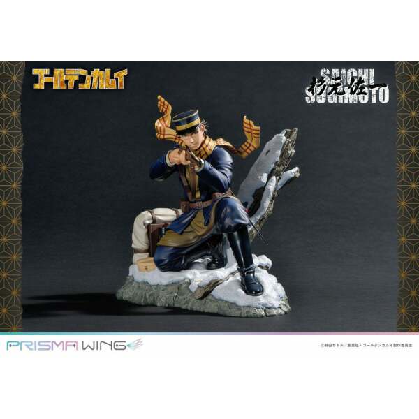 Estatua Prisma Wing Saichi Sugimoto Golden Kamuy Pvc 1 7 20 Cm