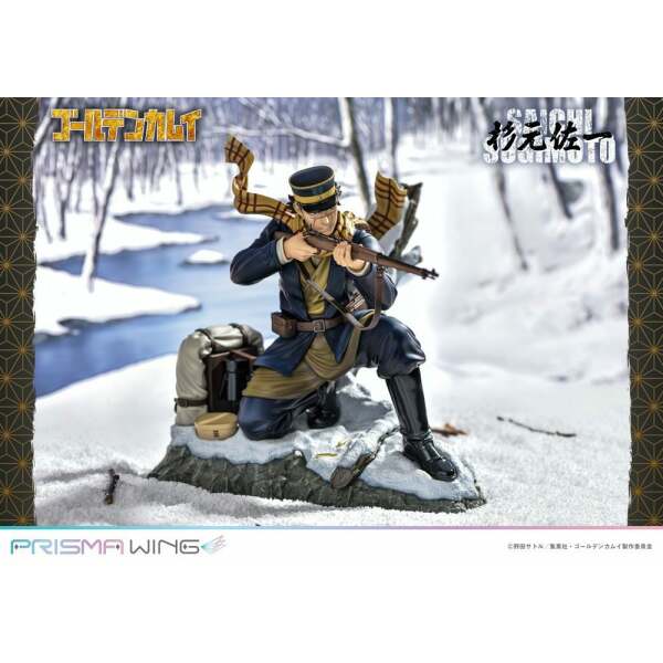 Estatua Prisma Wing Saichi Sugimoto Golden Kamuy PVC 1/7 20 cm - Collector4u.com