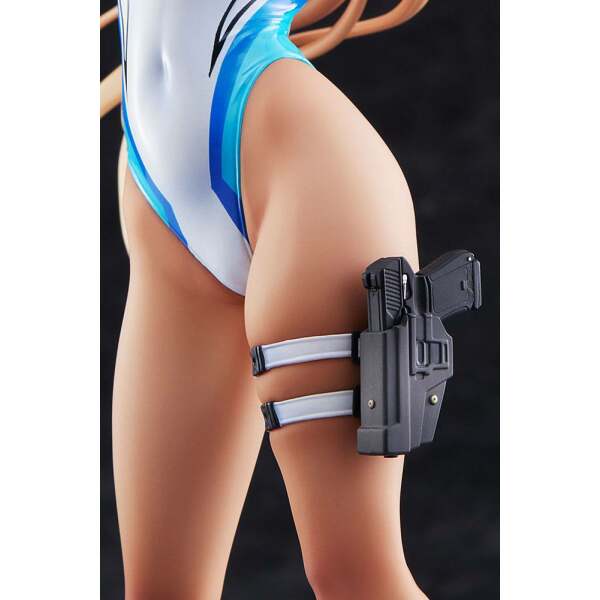 Estatua Kouhai chan of the Swim Club Blue Line Swimsuit Ver Arms Note PVC 1/7 29 cm