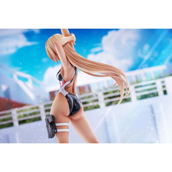 Estatua Kouhai chan of the Swim Club Red Line Swimsuit Ver Arms Note PVC 1/7 29 cm