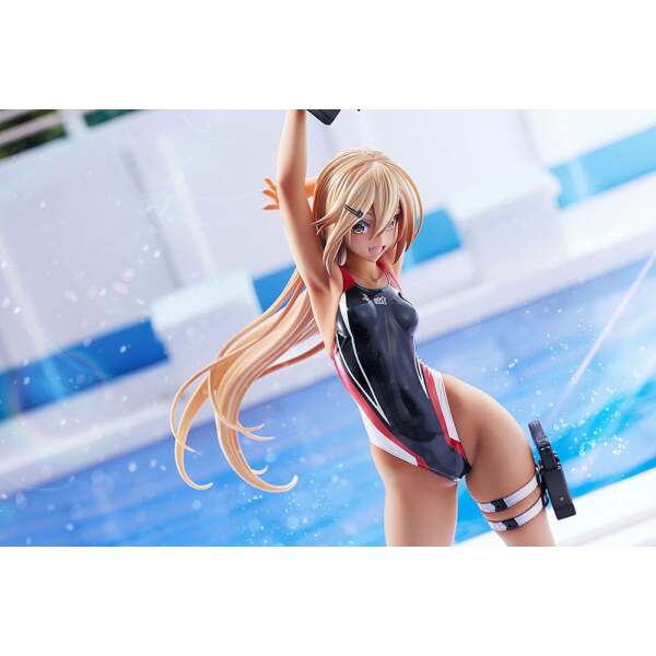 Estatua Kouhai chan of the Swim Club Red Line Swimsuit Ver Arms Note PVC 1/7 29 cm