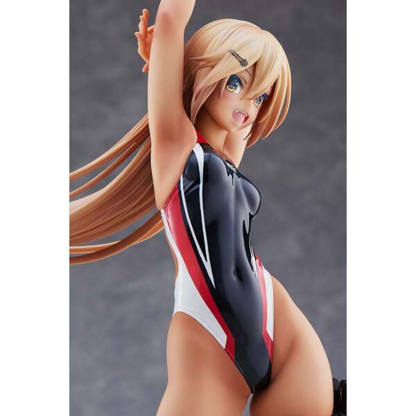 Estatua Kouhai chan of the Swim Club Red Line Swimsuit Ver Arms Note PVC 1/7 29 cm