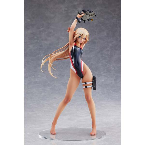 Estatua Kouhai Chan Of The Swim Club Red Line Swimsuit Ver Arms Note Pvc 1 7 29 Cm