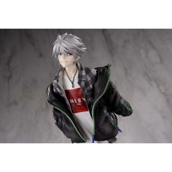 Estatua PVC 1/7 Kaworu Nagisa Neon Genesis Evangelion Ver. Radio Eva Part 2 Original Color 25 cm - Collector4u.com