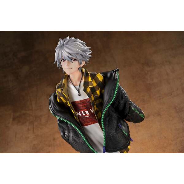 Estatua PVC 1/7 Kaworu Nagisa Neon Genesis Evangelion Ver. Radio Eva Part 2 25 cm - Collector4u.com