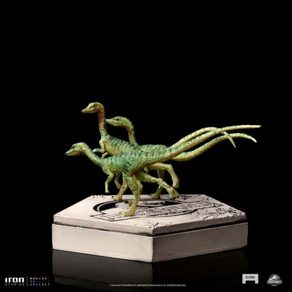 Estatua Compsognathus Jurassic World Icons 5 cm - Collector4u.com