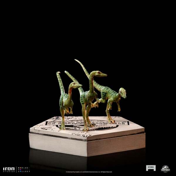 Estatua Compsognathus Jurassic World Icons 5 cm - Collector4u.com