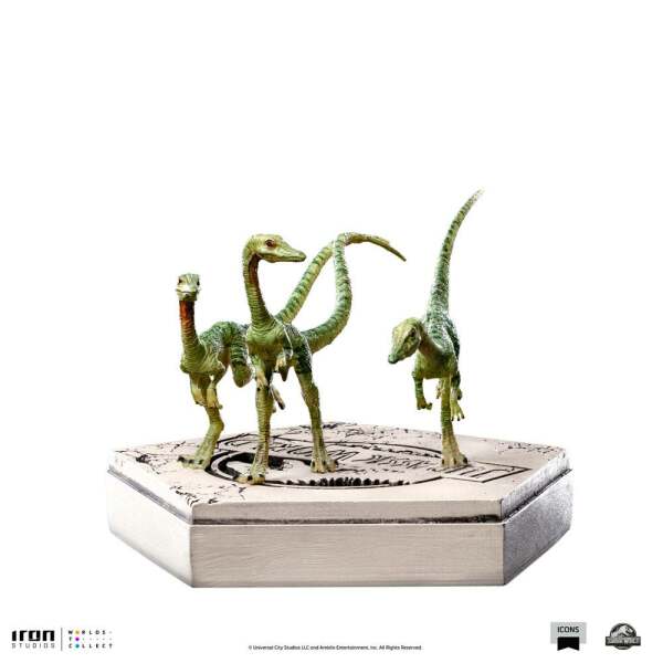 Estatua Compsognathus Jurassic World Icons 5 Cm