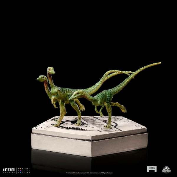 Estatua Compsognathus Jurassic World Icons 5 cm - Collector4u.com