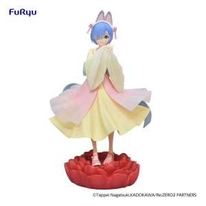 Estatua Rem Little Rabbit Girl Rezero Pvc Starting Life In Another World 21 Cm