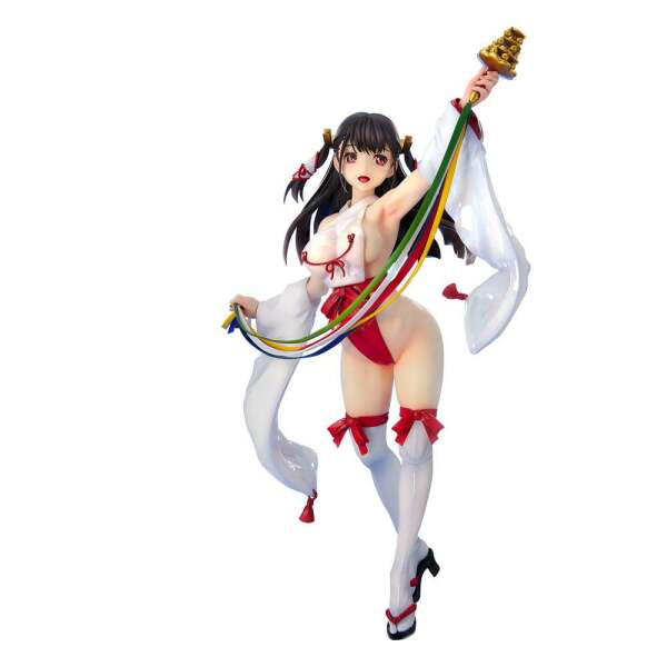 Estatua Shrine Maiden Akane Kagura Original Character Pvc Tight Na Oshigoto 2 25 Cm