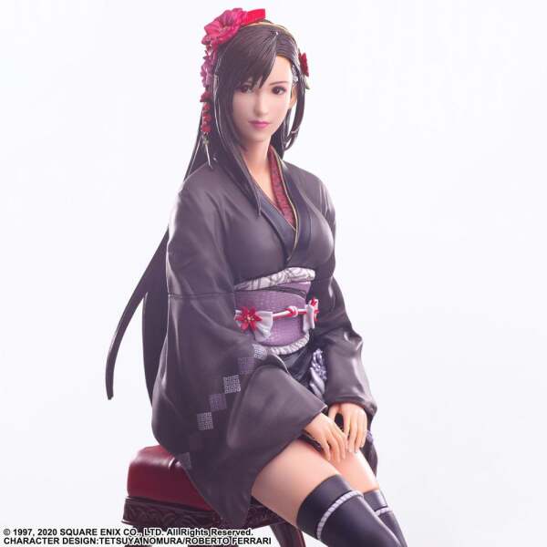 Estatua Tifa Lockhart Sporty Dress Ver Final Fantasy VII Remake Static Arts Gallery 23 cm - Collector4u.com