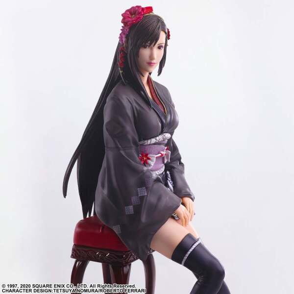 Estatua Tifa Lockhart Sporty Dress Ver Final Fantasy VII Remake Static Arts Gallery 23 cm - Collector4u.com