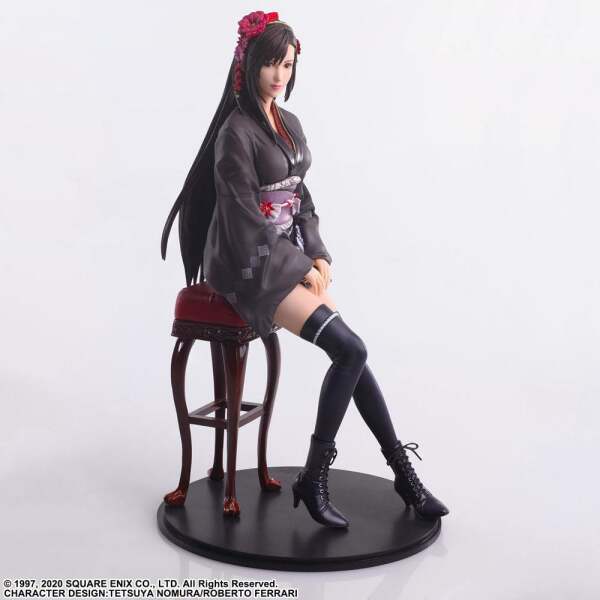 Estatua Tifa Lockhart Sporty Dress Ver Final Fantasy VII Remake Static Arts Gallery 23 cm - Collector4u.com