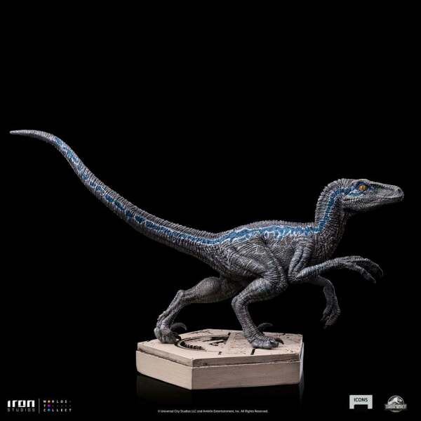 Estatua Velociraptor Blue Jurassic World Icons 9 cm - Collector4u.com