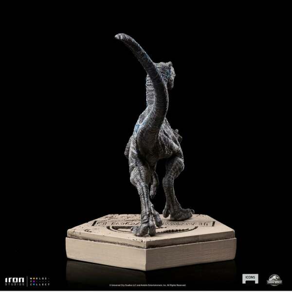 Estatua Velociraptor Blue Jurassic World Icons 9 cm - Collector4u.com